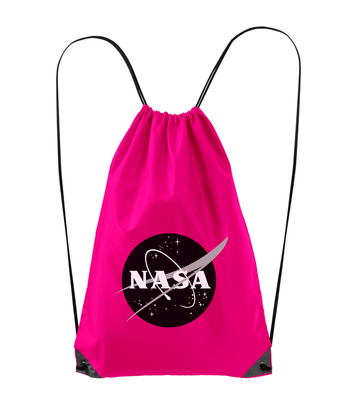 NASA logo 1 - Hátizsák neon rózsaszín
