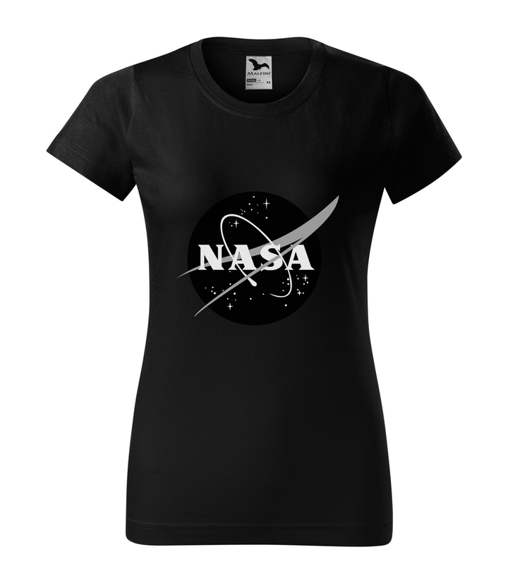 NASA logo 1 - Női póló fekete