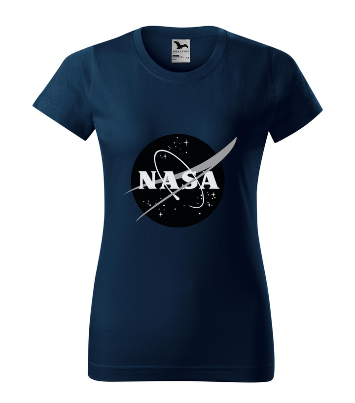 NASA logo 1 - Női póló tengerészkék