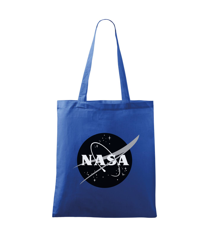 NASA logo 1 - Vászontáska (42 x 38 cm) királykék