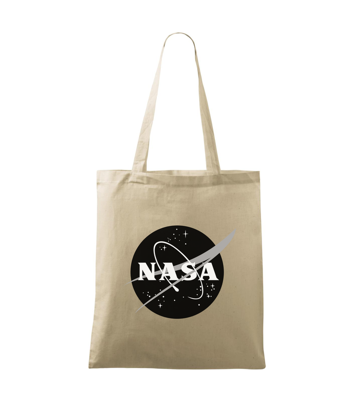 NASA logo 1 - Vászontáska (42 x 38 cm) natúr