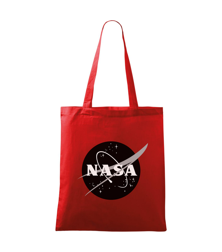 NASA logo 1 - Vászontáska (42 x 38 cm) piros