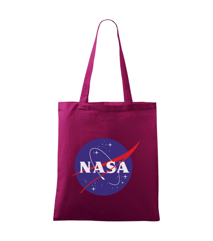 NASA logo 2 - Bevásárló táska fukszia