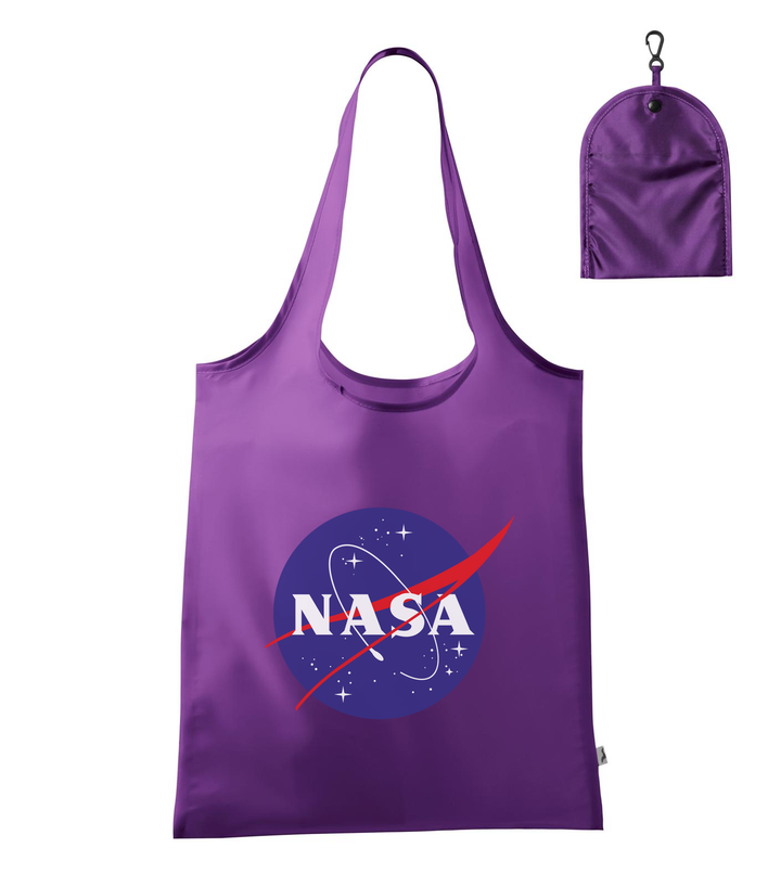 NASA logo 2 - Bevásárló táska lila