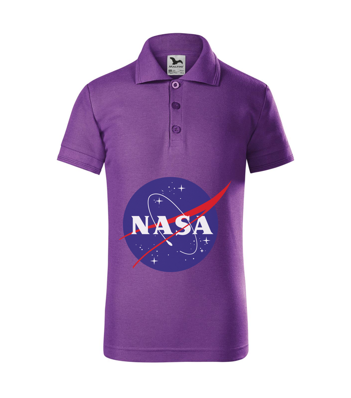 NASA logo 2 - Galléros gyerek póló lila