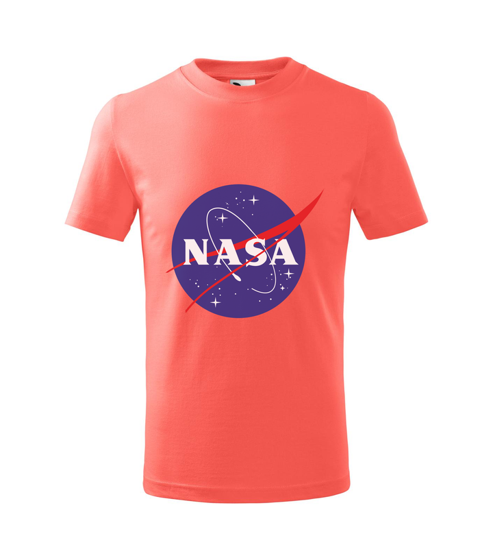 NASA logo 2 - Gyerek póló coral