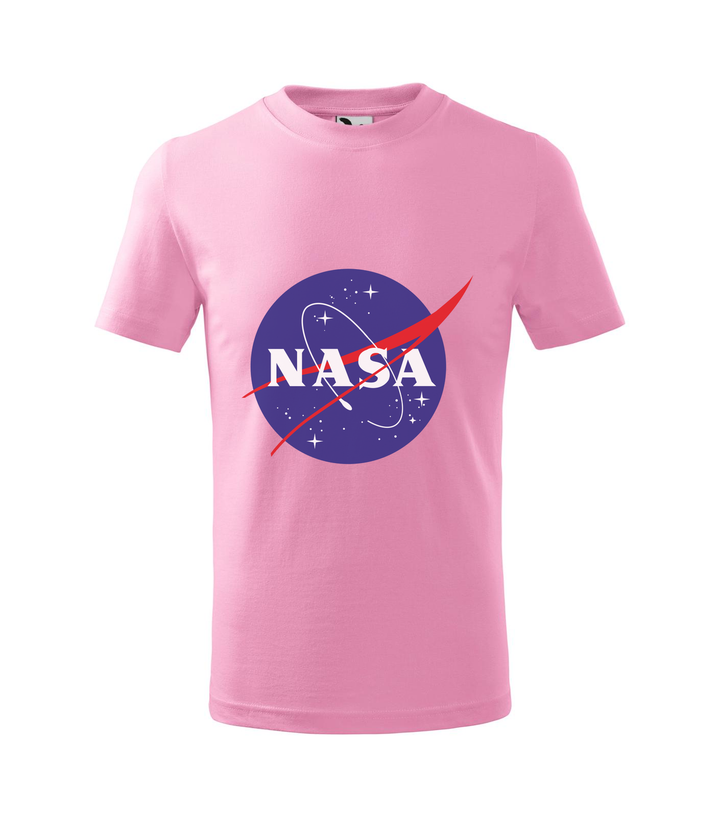 NASA logo 2 - Gyerek póló rózsaszín