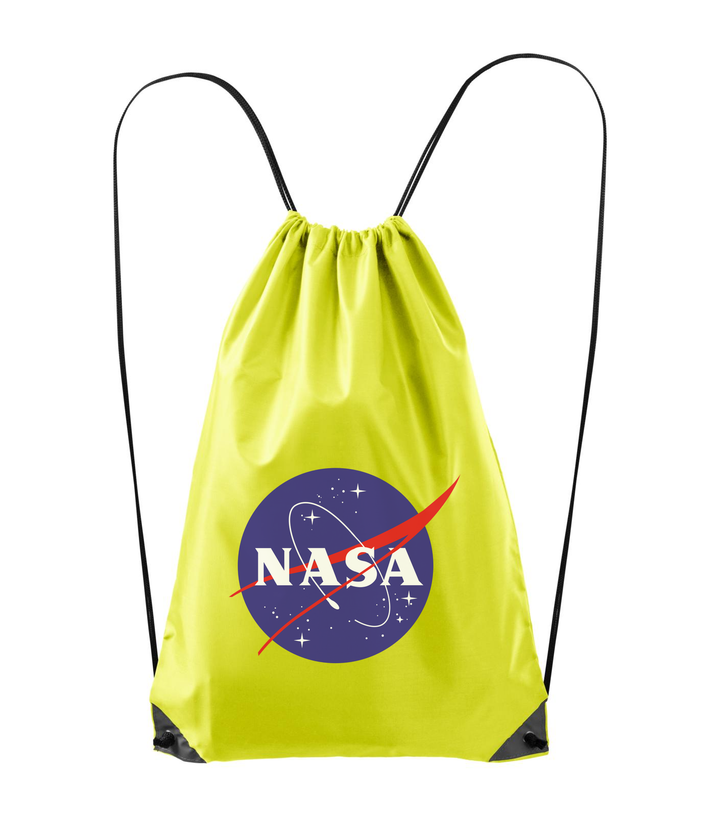 NASA logo 2 - Hátizsák neon sárga