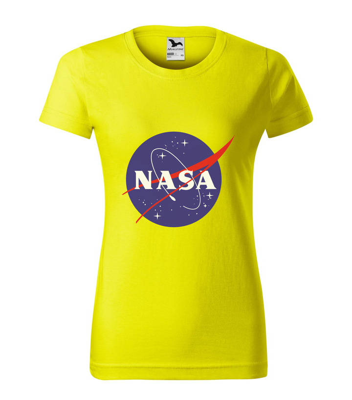 NASA logo 2 - Női póló citrom