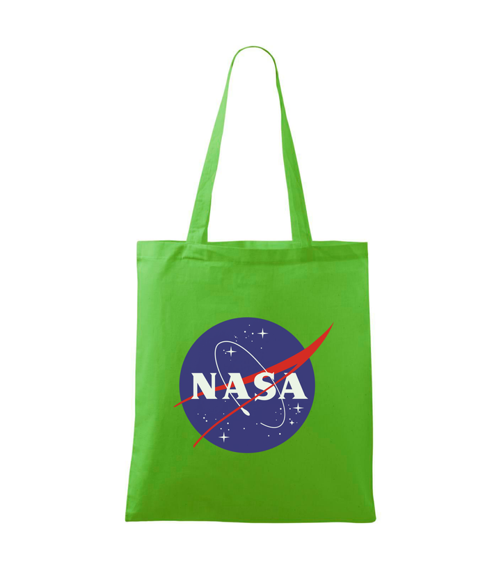 NASA logo 2 - Vászontáska (42 x 38 cm) almazöld