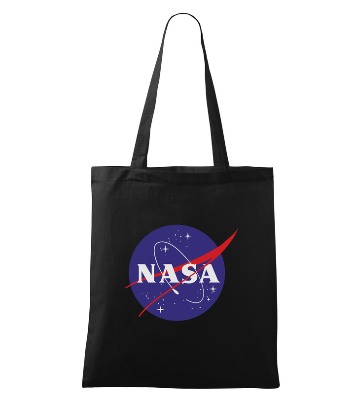 NASA logo 2 - Vászontáska (42 x 38 cm) fekete