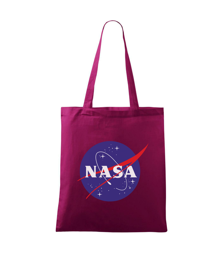 NASA logo 2 - Vászontáska (42 x 38 cm) fukszia