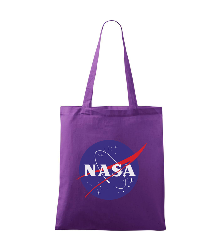 NASA logo 2 - Vászontáska (42 x 38 cm) lila
