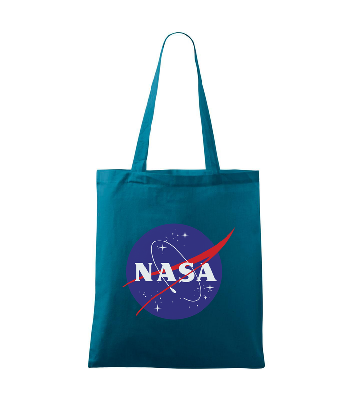 NASA logo 2 - Vászontáska (42 x 38 cm) petrol kék