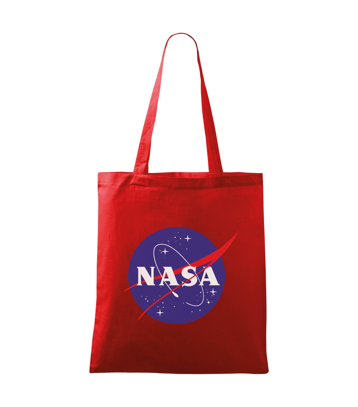 NASA logo 2 - Vászontáska (42 x 38 cm) piros