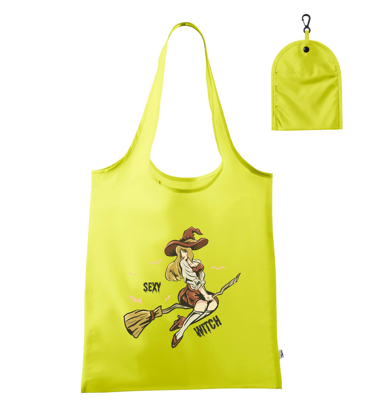 Sexy witch - Bevásárló táska neon sárga