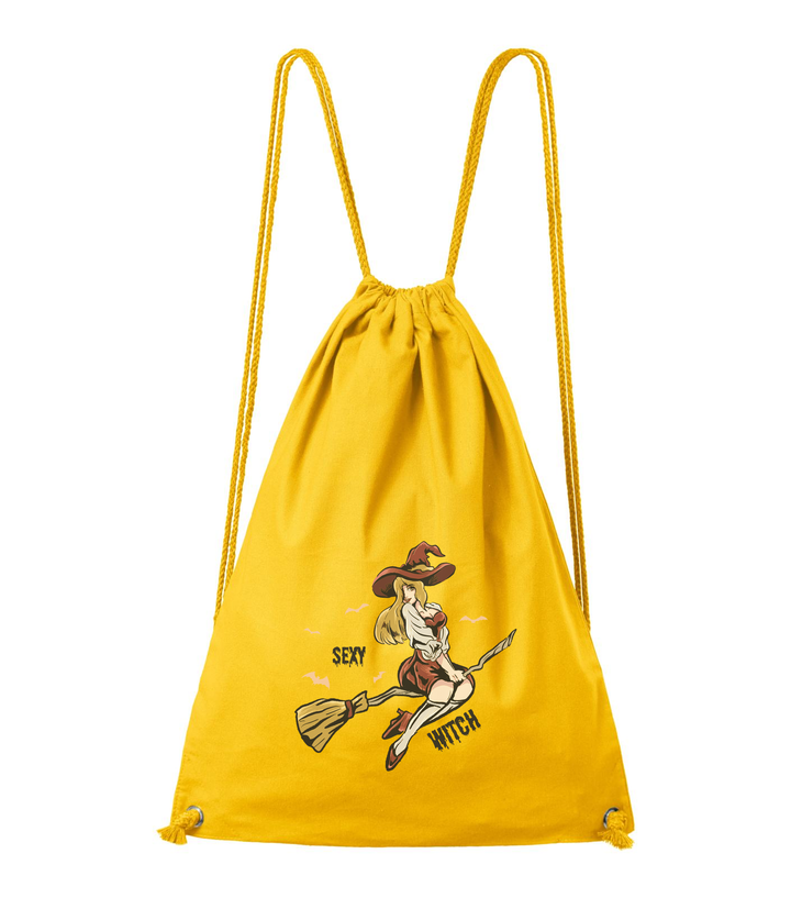 Sexy witch - Pamut hátizsák sárga