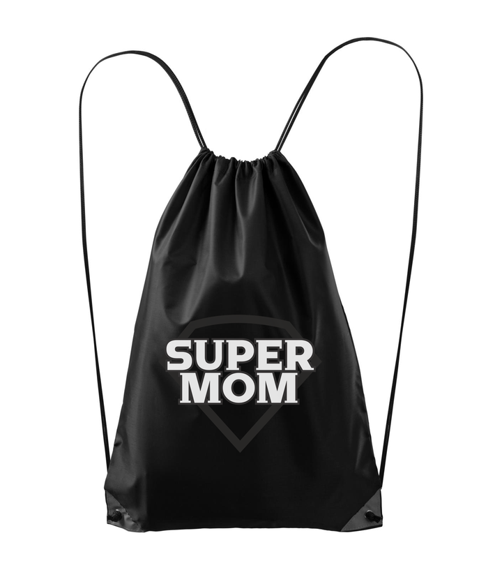 Super mom - black and white - Hátizsák fekete