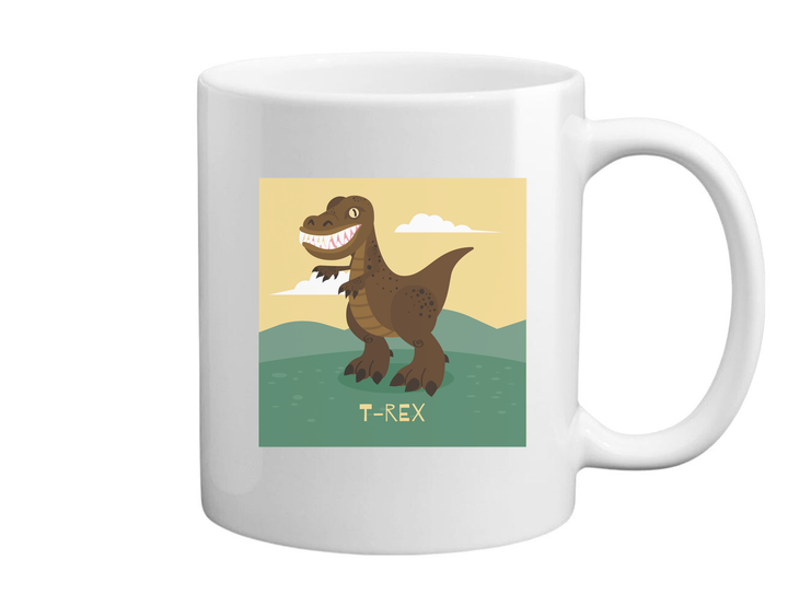 T-Rex - Bögre fehér