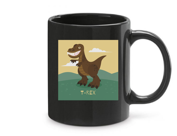 T-Rex - Bögre fekete