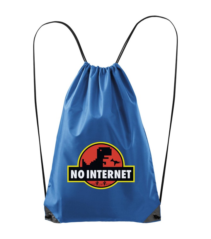 T-Rex - no internet - Hátizsák azúrkék