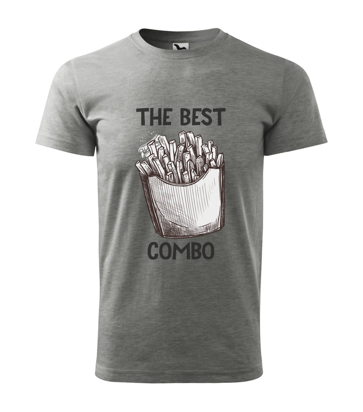 The best combo - Chips - Férfi póló sötétszürke