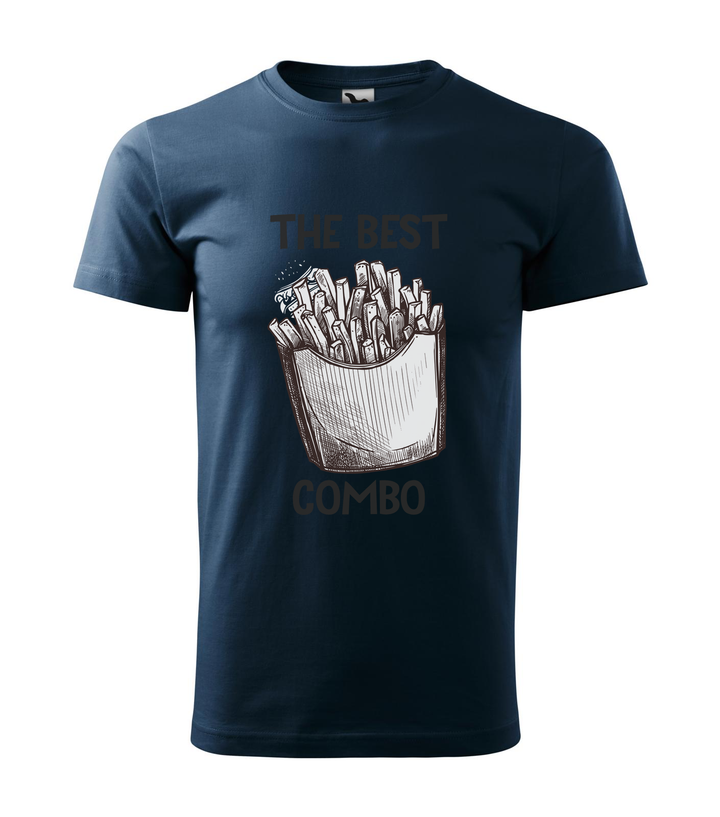 The best combo - Chips - Férfi póló tengerészkék