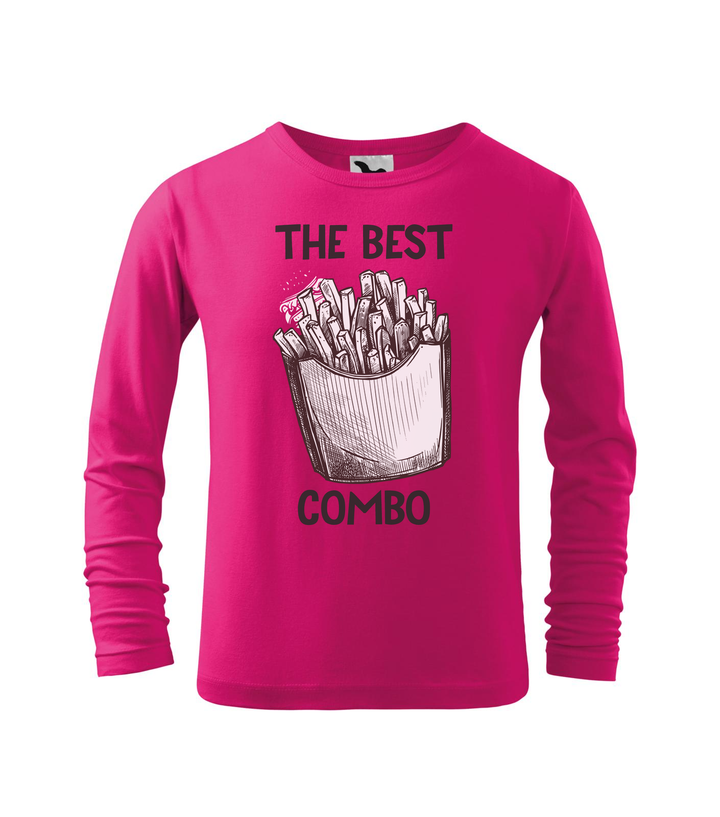 The best combo - Chips - Hosszú ujjú gyerek póló málna
