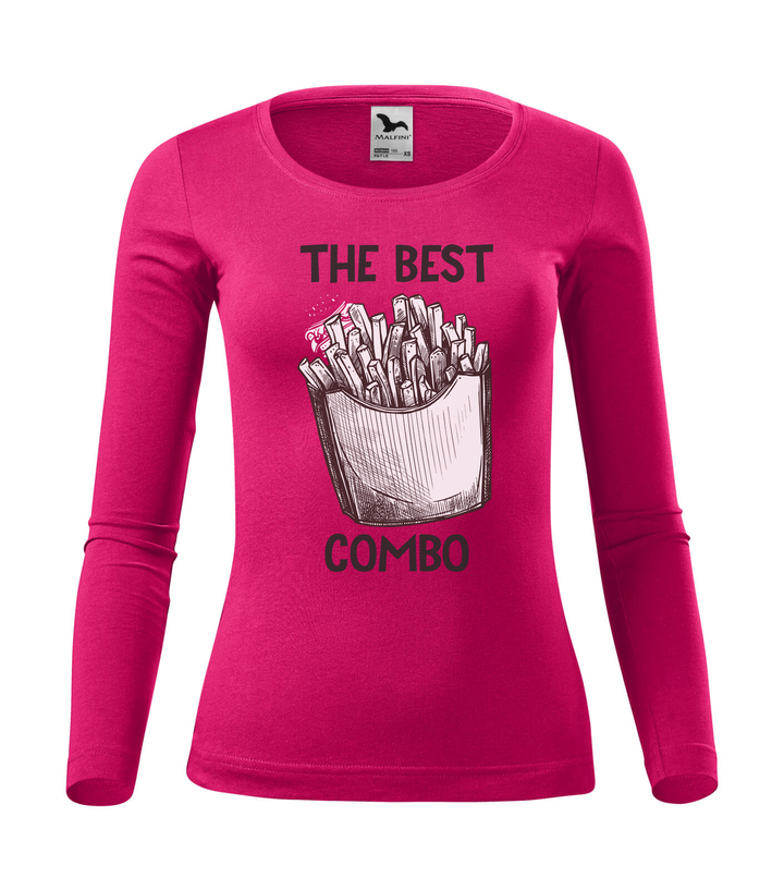 The best combo - Chips - Hosszú ujjú női póló málna