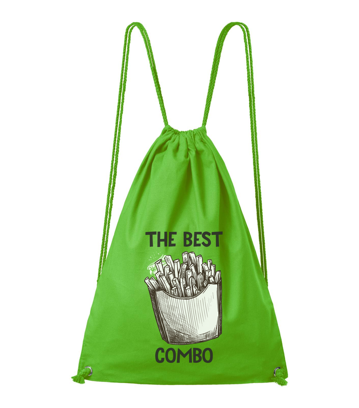 The best combo - Chips - Pamut hátizsák almazöld