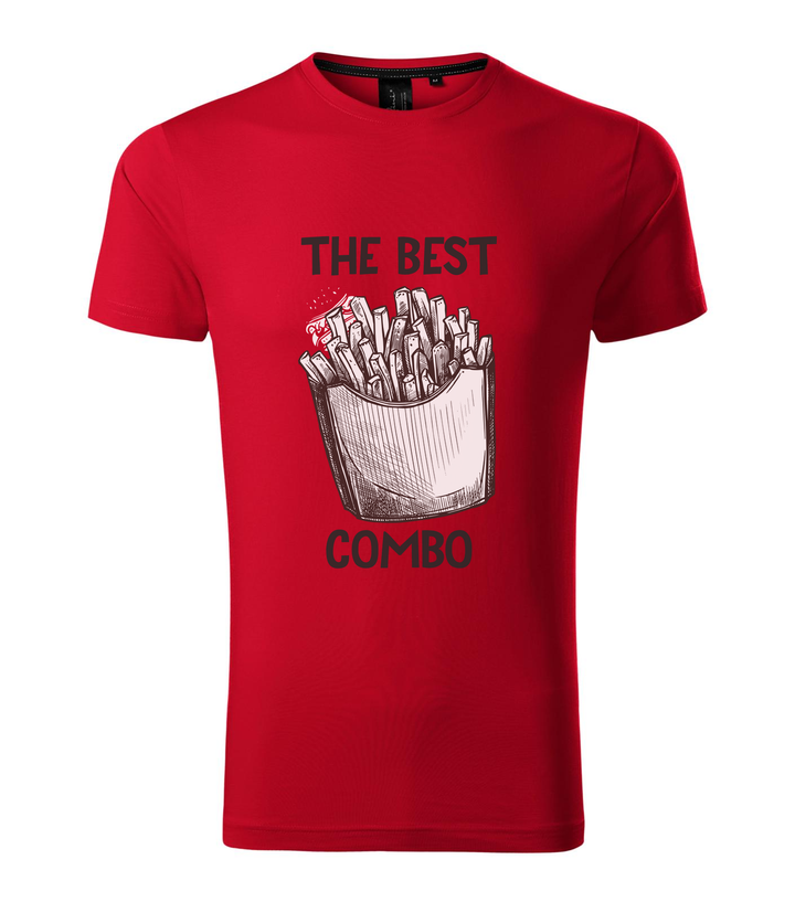 The best combo - Chips - Prémium férfi póló F1 piros