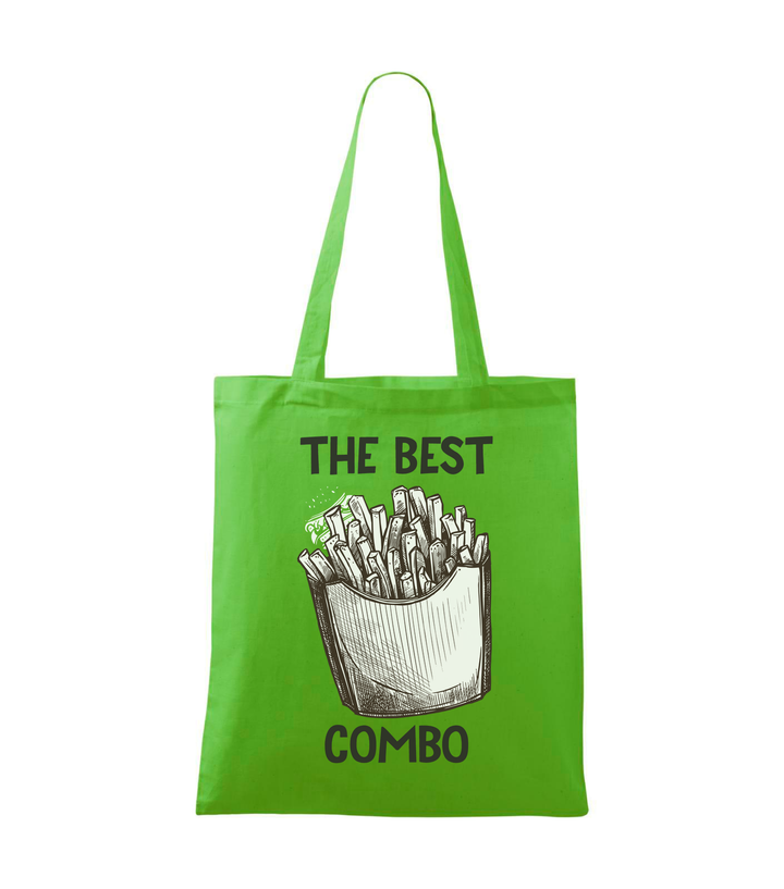 The best combo - Chips - Vászontáska (42 x 38 cm) almazöld