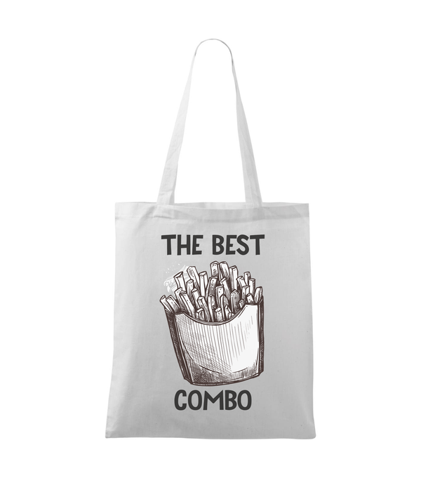 The best combo - Chips - Vászontáska (42 x 38 cm) fehér