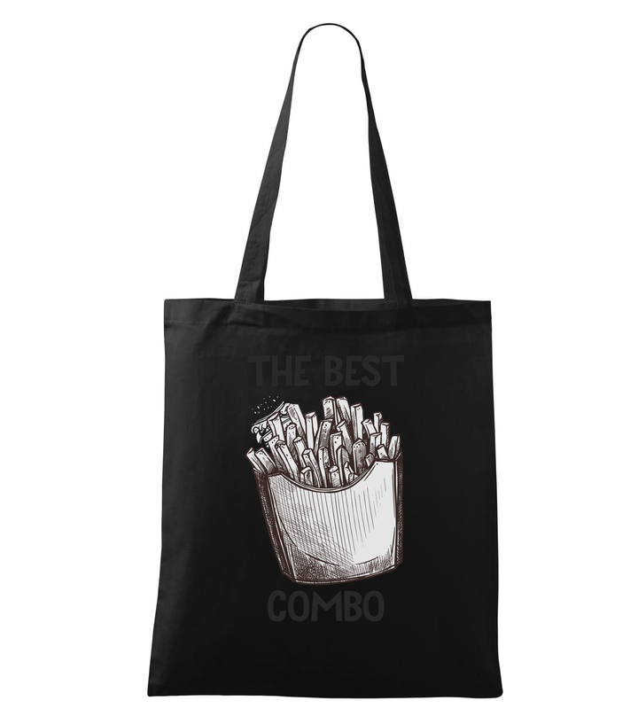 The best combo - Chips - Vászontáska (42 x 38 cm) fekete