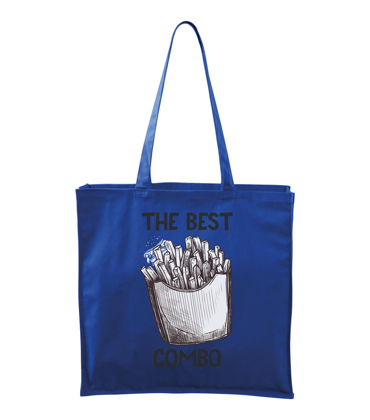 The best combo - Chips - Vászontáska (43 x 43 cm) királykék