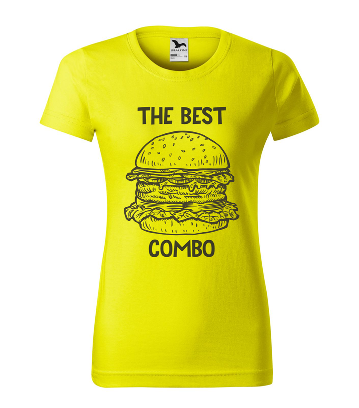 The best combo - Hamburger - Női póló citrom