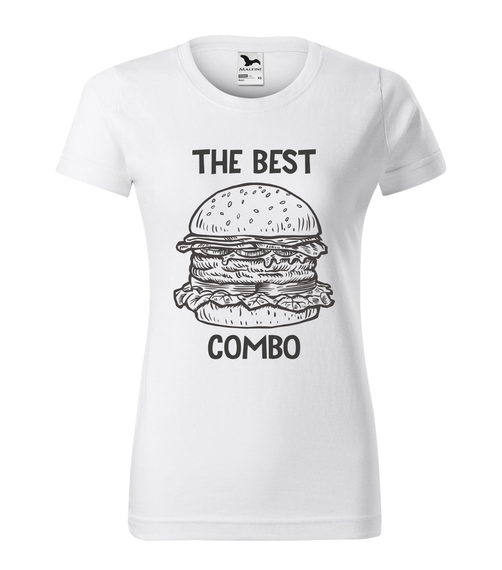 The best combo - Hamburger - Női póló fehér
