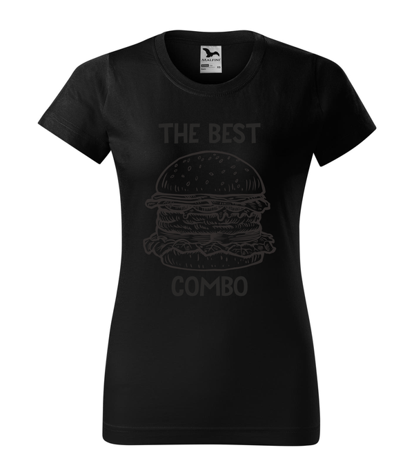The best combo - Hamburger - Női póló fekete