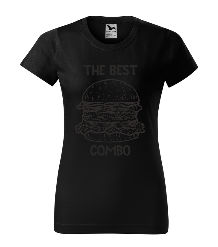 The best combo - Hamburger - Női póló fekete