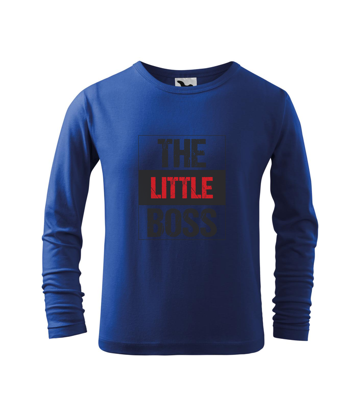 The little boss - Hosszú ujjú gyerek póló királykék