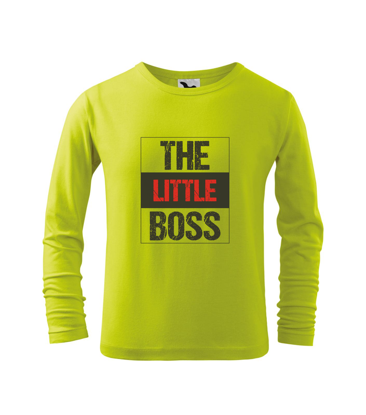 The little boss - Hosszú ujjú gyerek póló lime