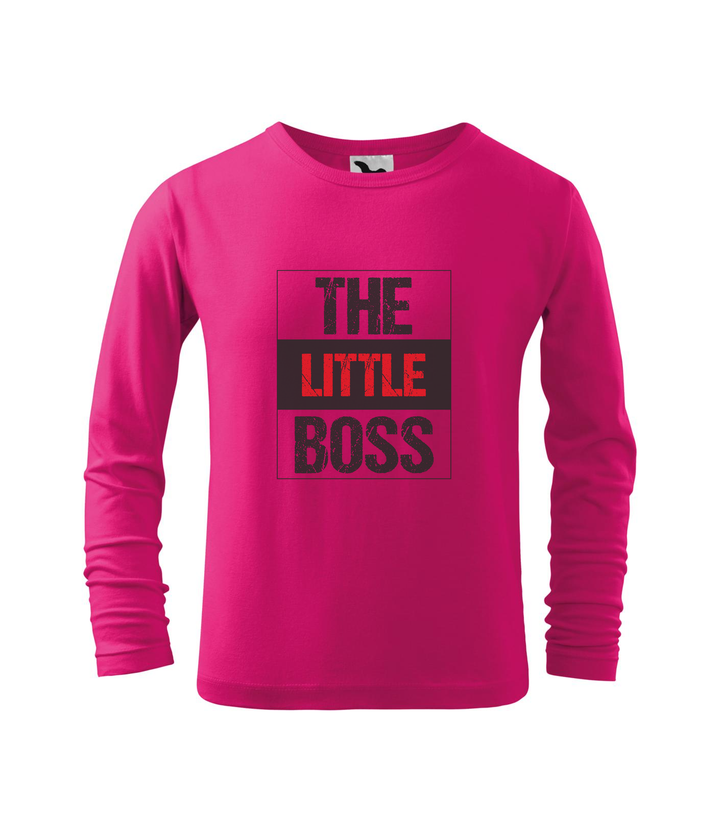 The little boss - Hosszú ujjú gyerek póló málna