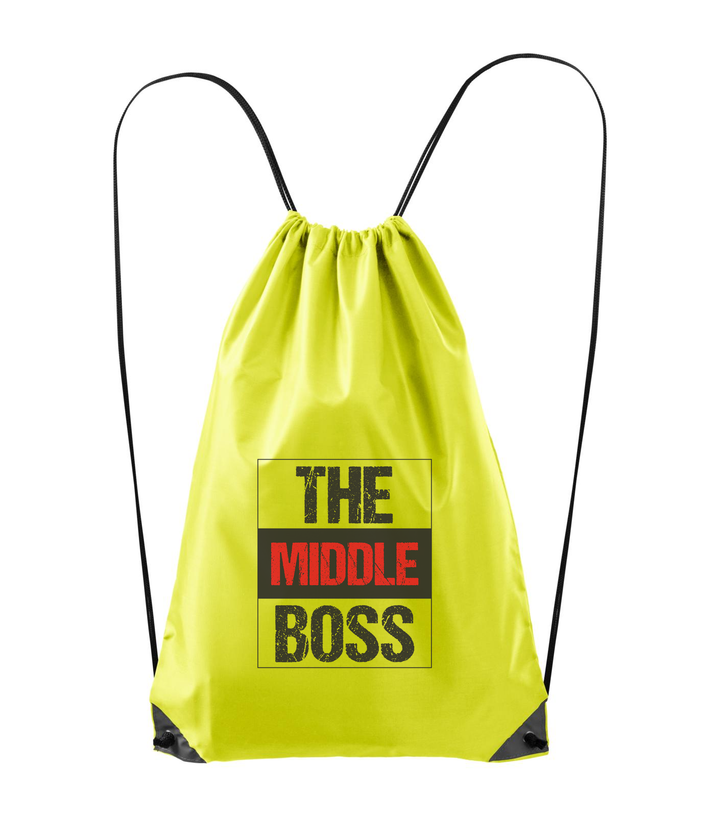 The middle boss - Hátizsák neon sárga