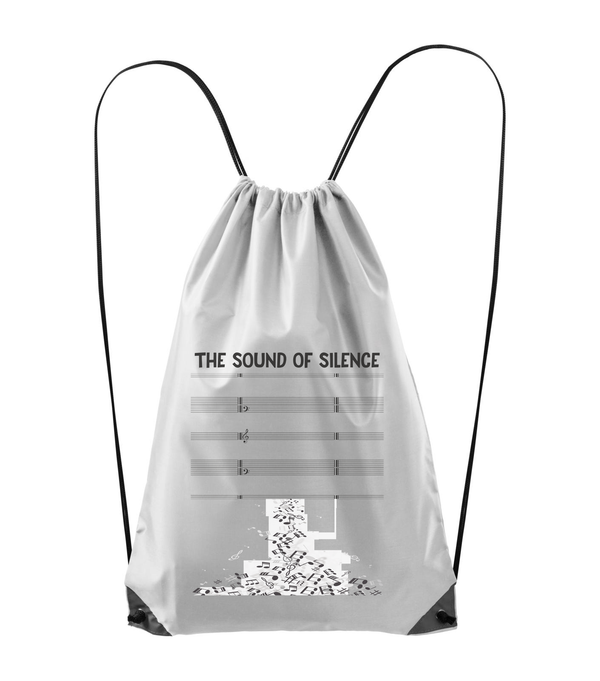 The sound of silence - Hátizsák fehér