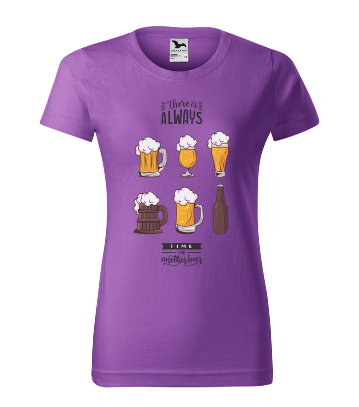 There is always time for another beer - Női póló lila