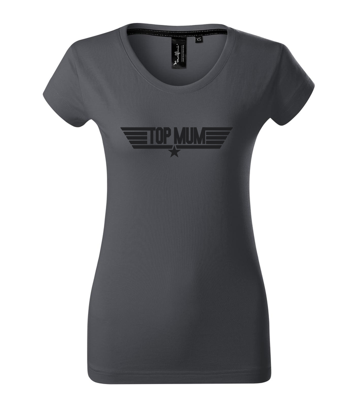 Top mum - Prémium női póló világos anthracite
