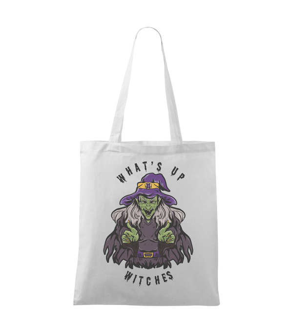 What's up witches - Vászontáska (42 x 38 cm) fehér