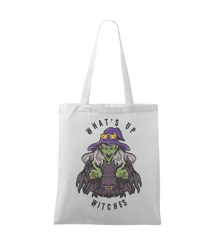 What's up witches - Vászontáska (42 x 38 cm) fehér