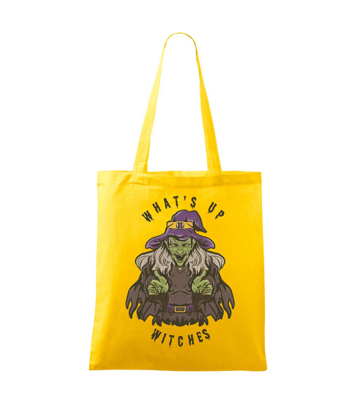 What's up witches - Vászontáska (42 x 38 cm) sárga